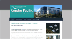 Desktop Screenshot of condorpacific.com